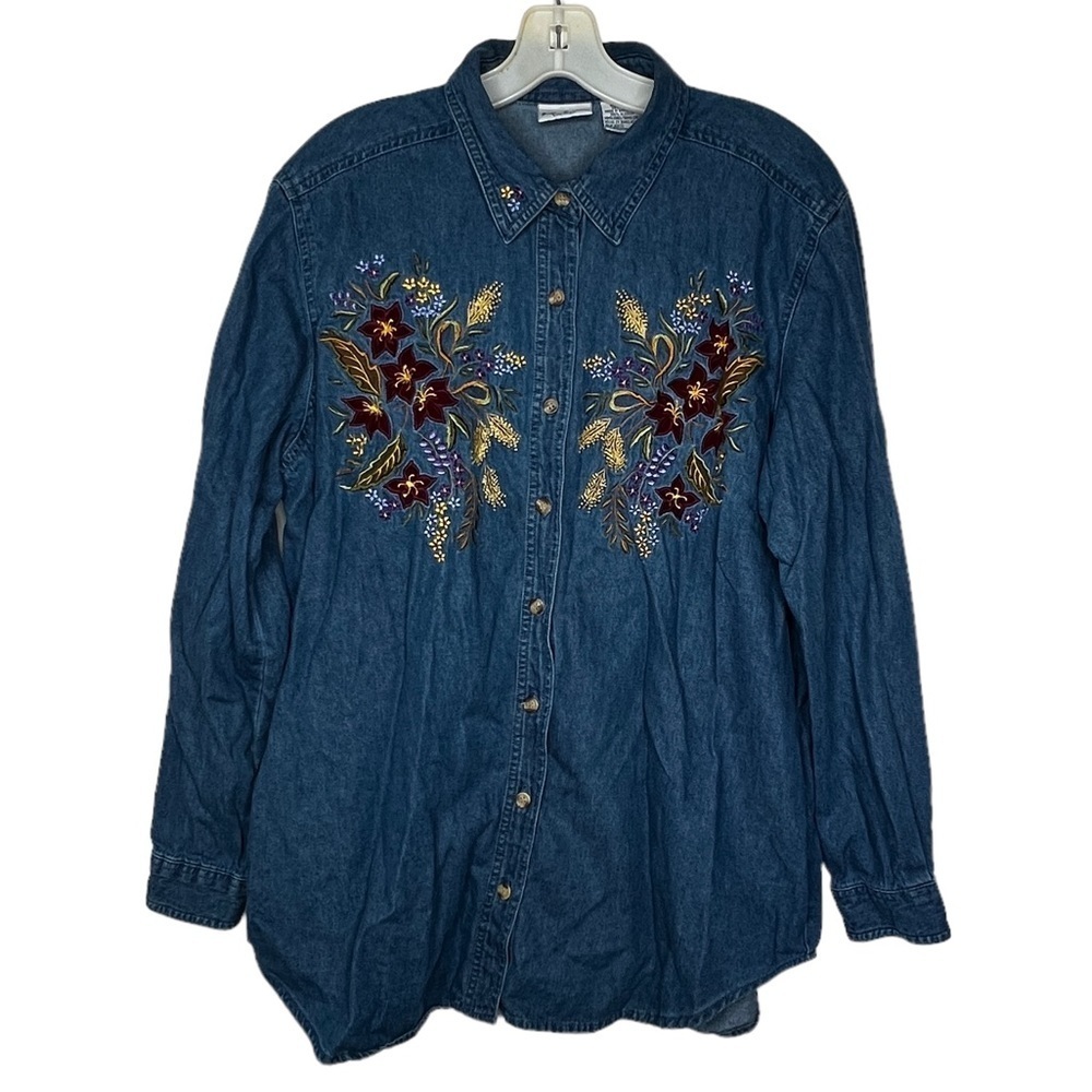 Vintage‎ Bobbie Brooks Woman Embroidered Shirt